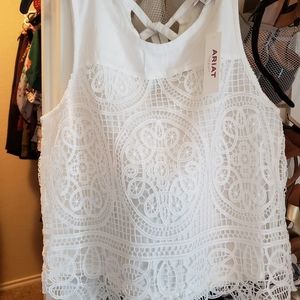 Ariat lace blouse